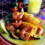 Mexican Corn and Shrimp Skillet